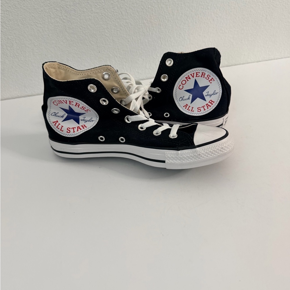 CONVERSE ALL STAR Chuck Taylor M9160 Black Sneakers Men’s  Size 6 Women Size 8 - Picture 2 of 8